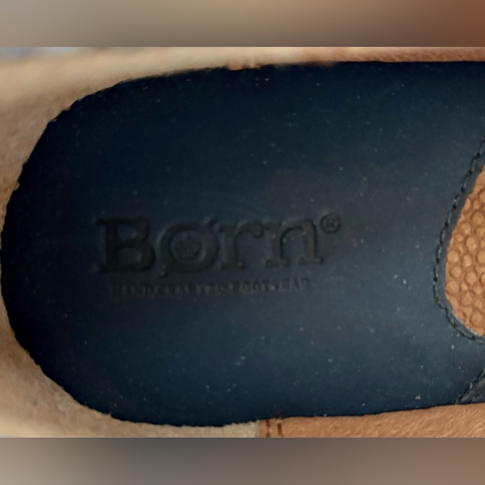 Born Blue Snakeskin Pattern Clogs - image 7